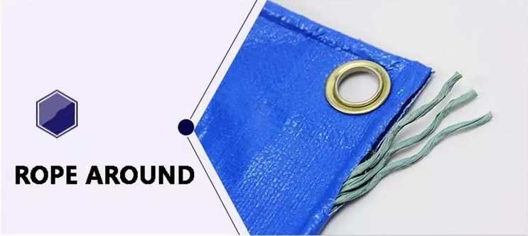 PE Tarpaulin Sheet Rope design